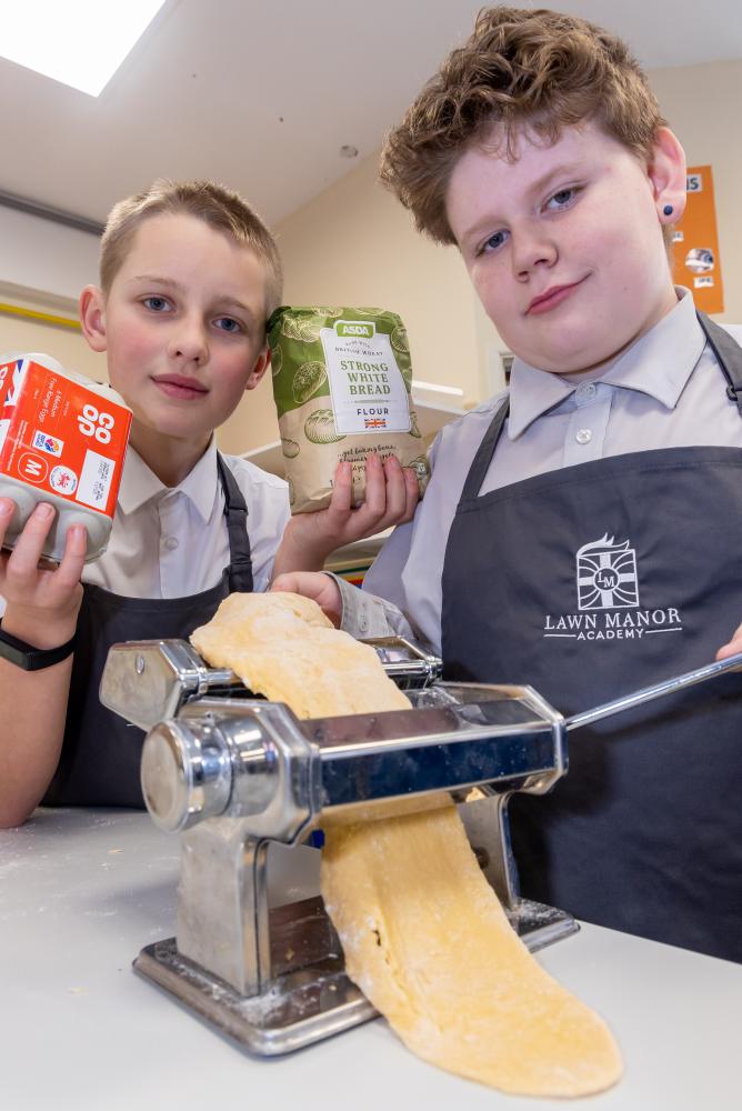 Swindon secondary school pupils learn how to cook up a Valentine's meal