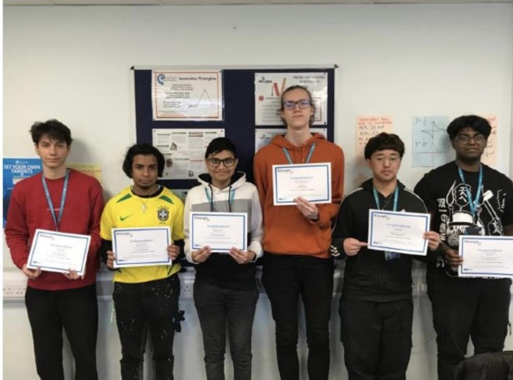 Competition success for New College maths students