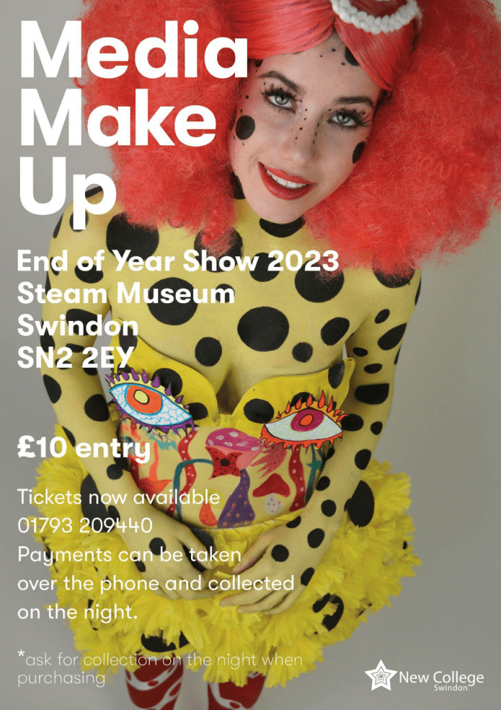 “Weird & Wonderful” End-Of-Year Media Make-Up Show At New College Swindon 