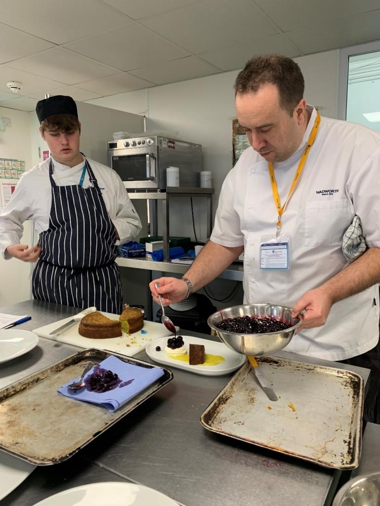 New College Swindon cookery students get a taste of the working world with Wadworth