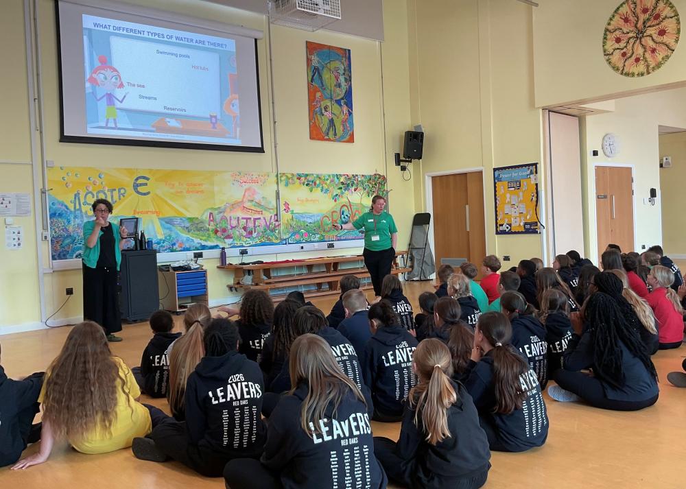 Summer Water Safety Assembly at Red Oaks Primary School