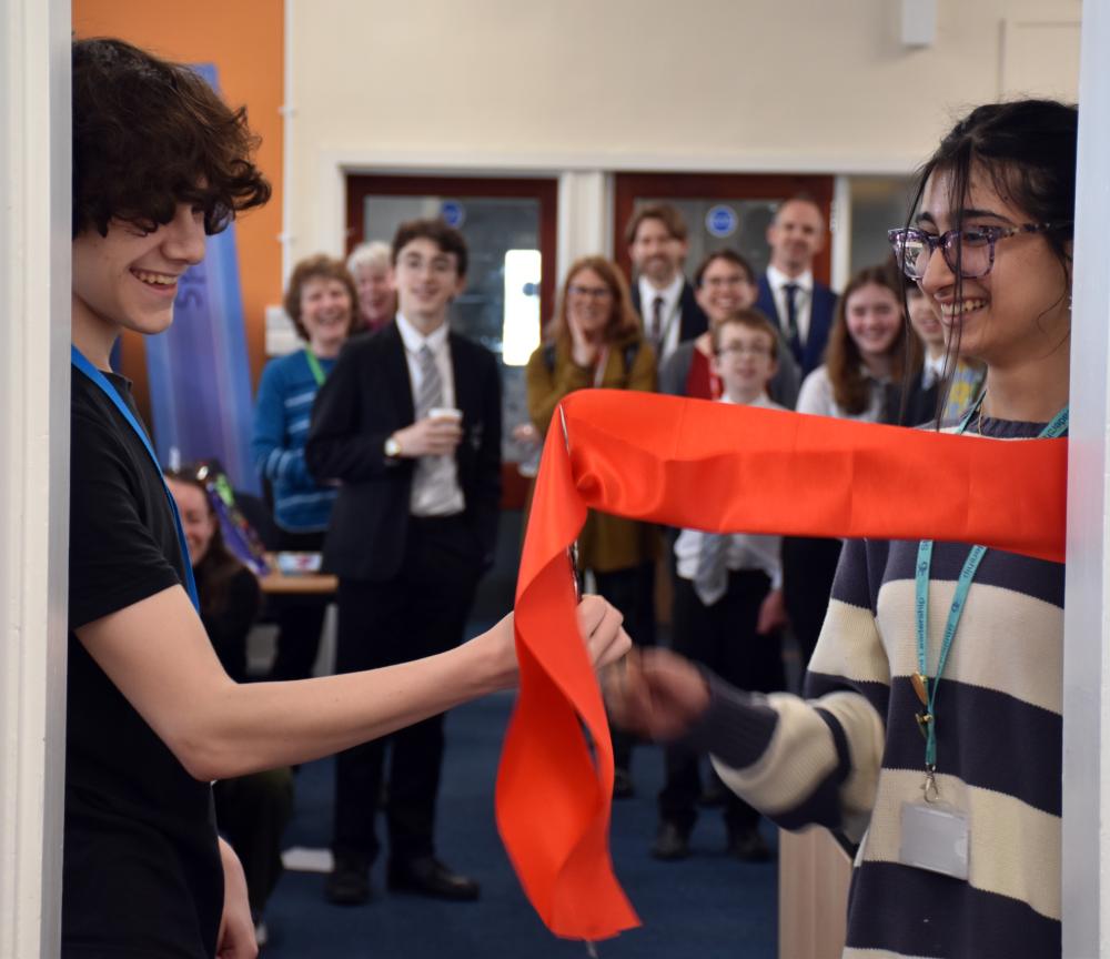 Swindon school library's major makeover and relaunch