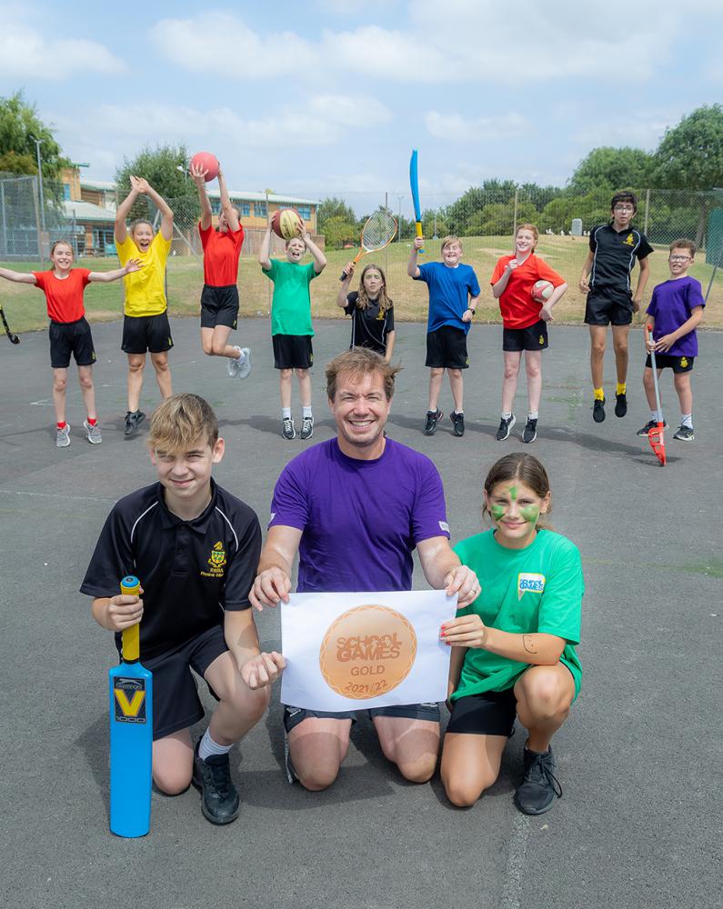 Royal Wootton Bassett Academy hits gold in race for top PE award