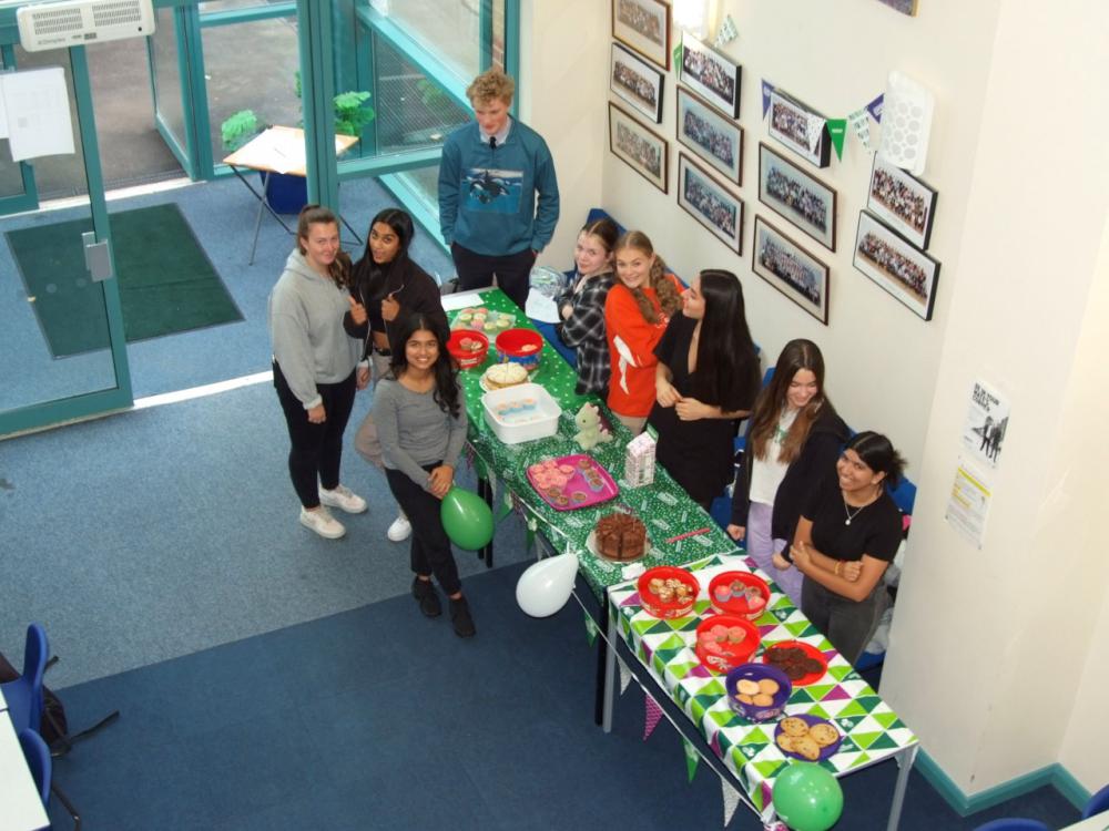 Local sixth form bake sale raises over £100 for Macmillan Cancer Charity