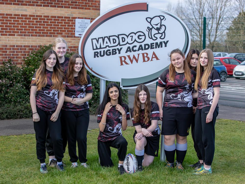 Local female pupils join rugby programme led by former England captain