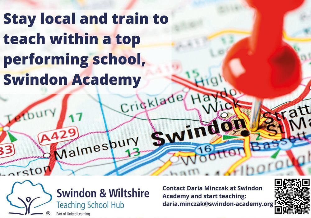 Train to teach in Swindon at a top performing school
