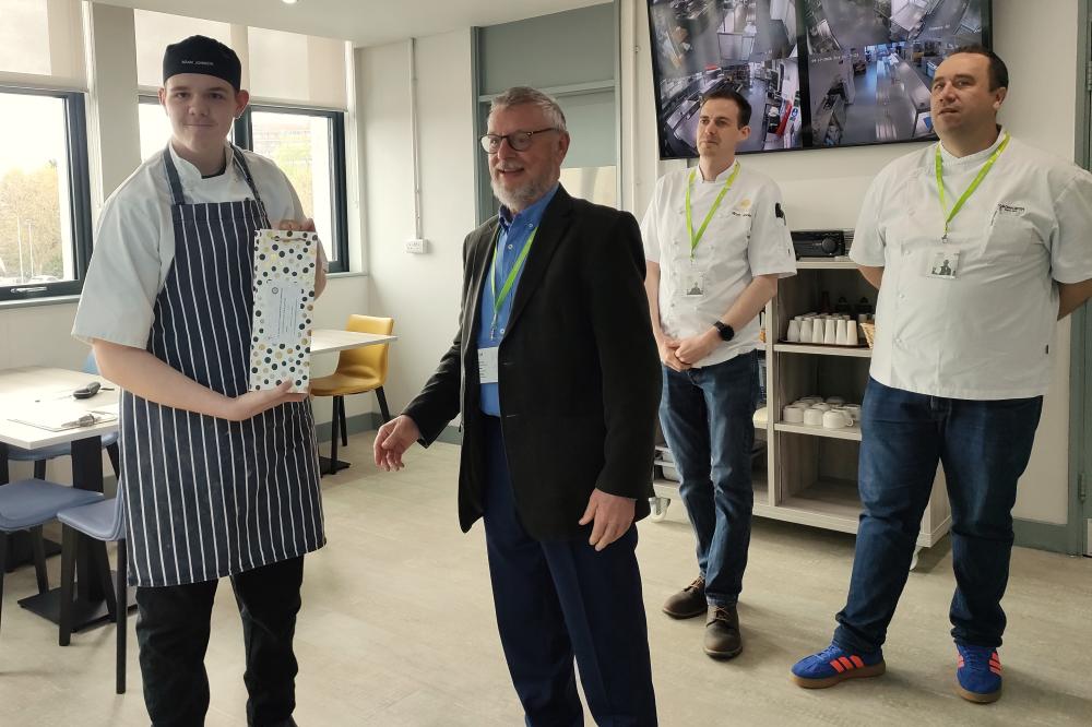 Overall winner, Adam Johnson