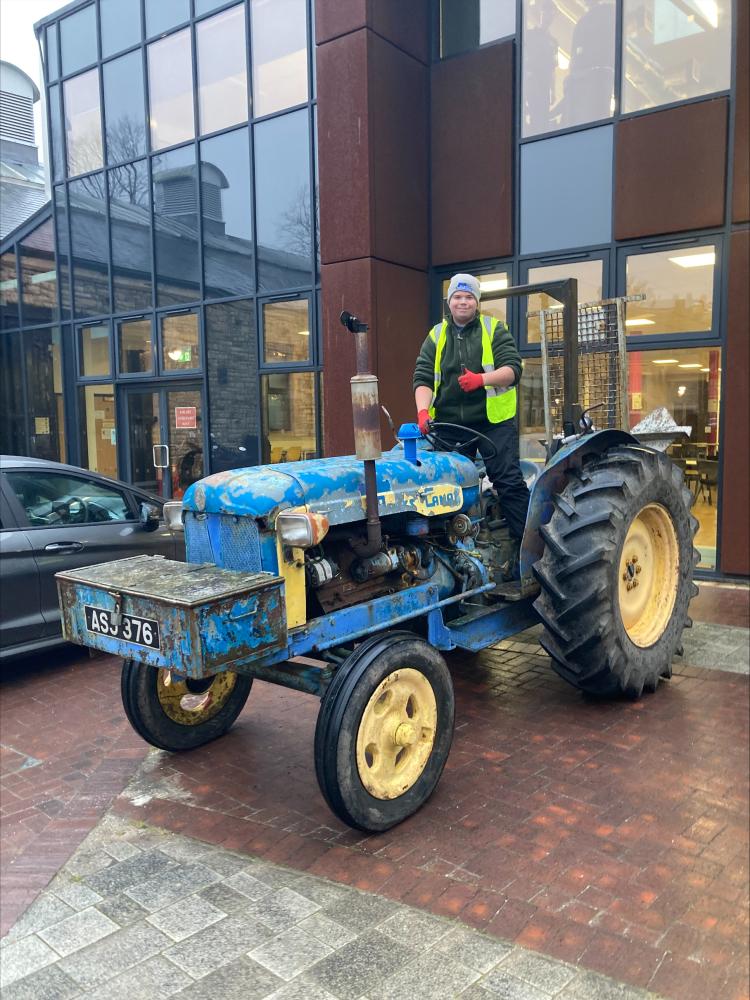 Hugh and his 1956 Fordson Major