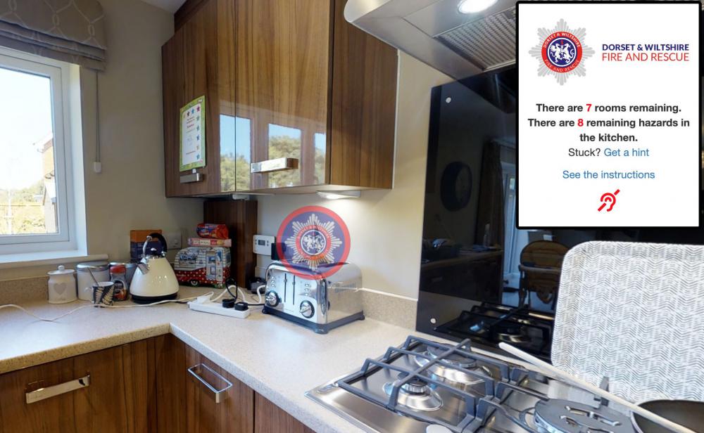 Visit the Hazard House online to learn about fire safety