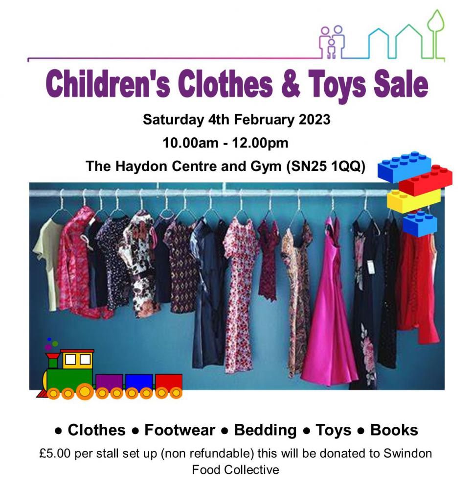 Haydon Wick Parish Council to hold children's clothes and toys sale