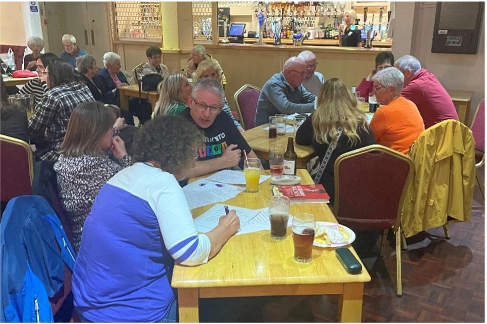 Haydon Wick Parish Council Murder Mystery and Curry night a roaring success