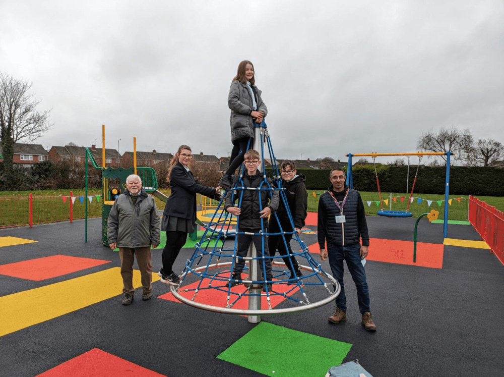 Haydon Wick celebrates inclusive new play area designed by and for local children