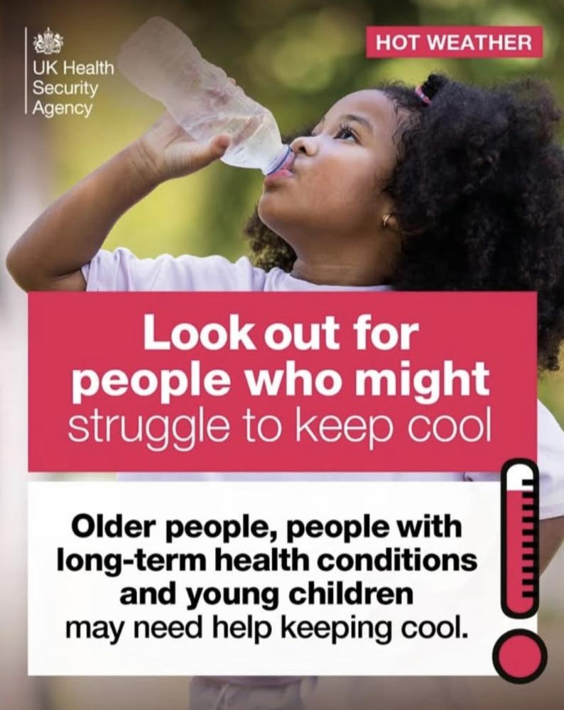 Local NHS gives safety warning ahead of heatwave