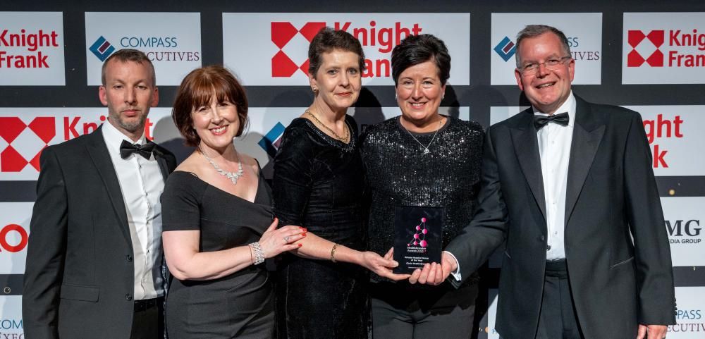 From left: Leon Newth, Lisa Trybus, Karen Prins, Linda Hodges and Paul Manning  