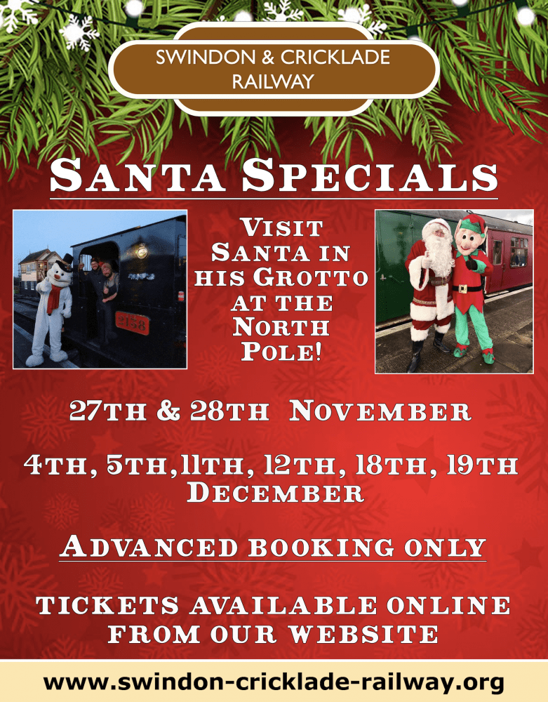 Swindon & Cricklade Railway get ready to welcome Santa
