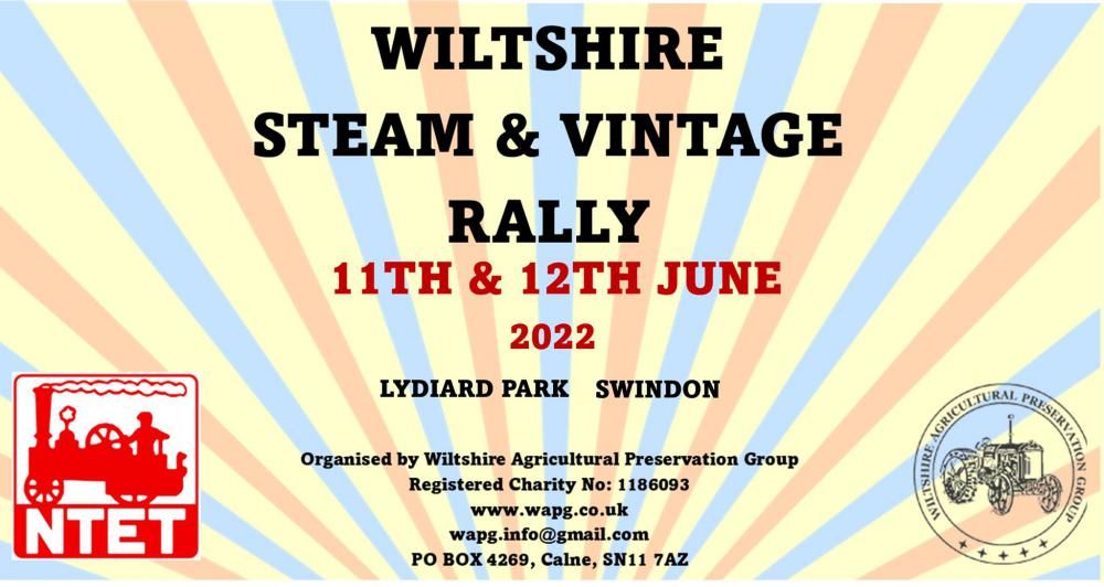 Wiltshire Agricultural Preservation Group to hold Steam & Vintage Rally