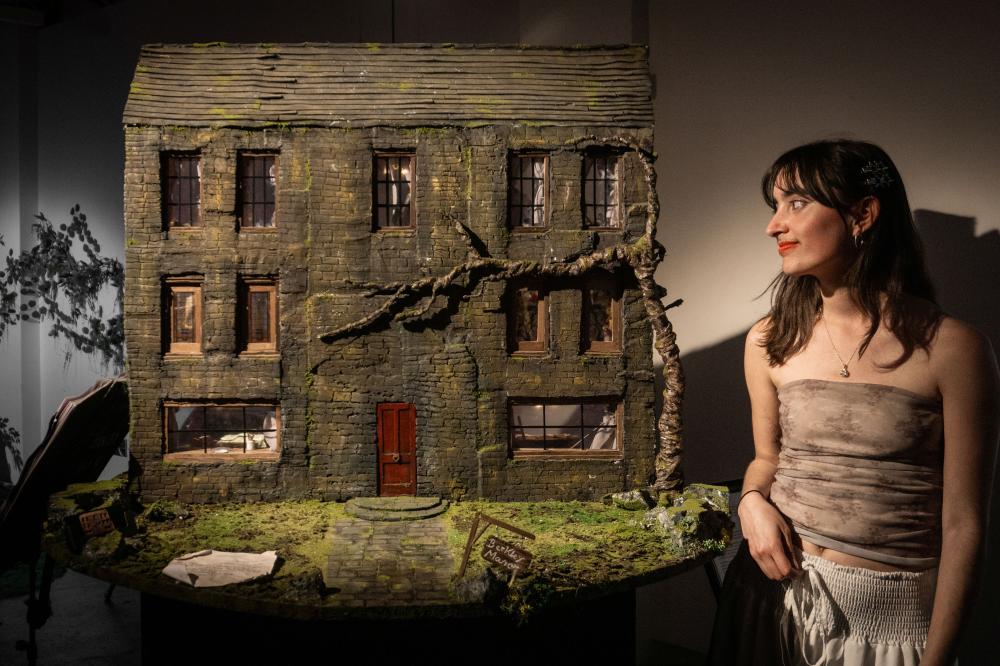 Mareyam Smith, whose model house has inspired the young people’s exhibition