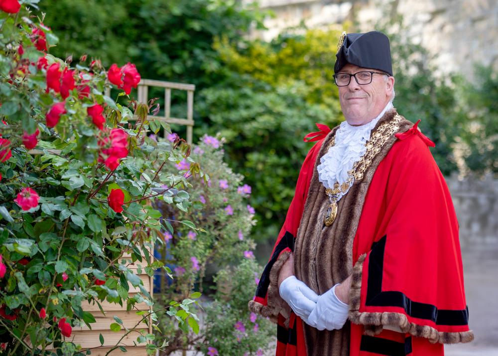 Mayor of Malmesbury Phil Exton