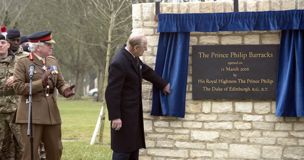 The Duke performs the official opening ceremony at MOD Lyneham (Pic: Calyx)