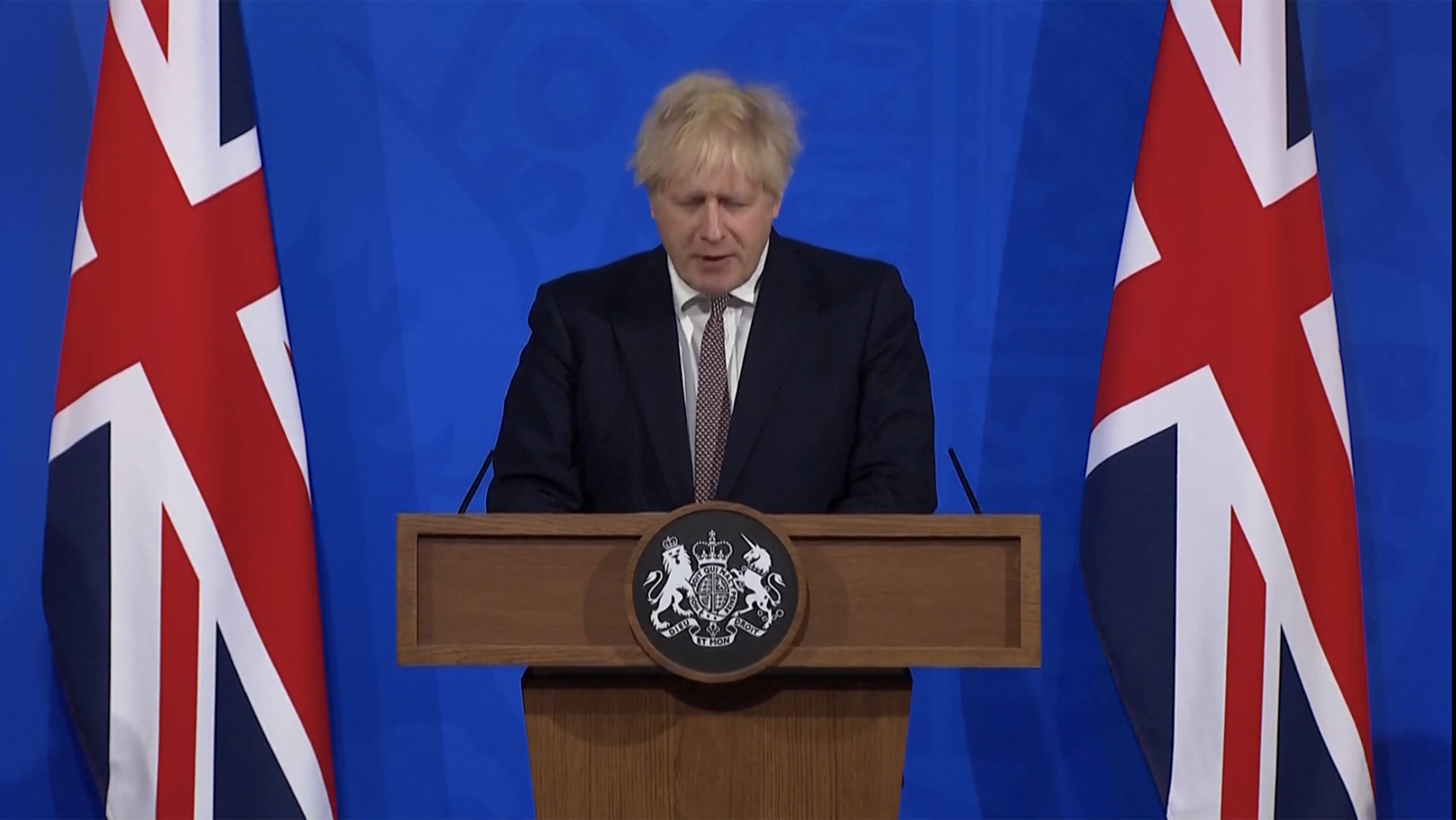 The Prime Minister began his briefing late this afternoon