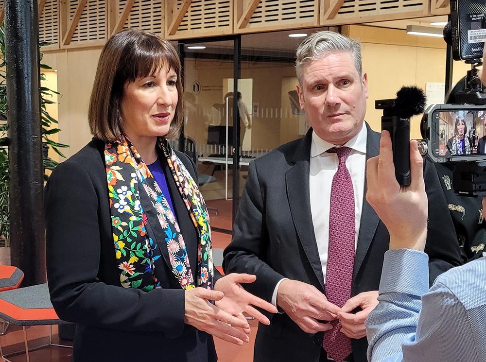 Labour leader Sir Keir Starmer and Shadow Chancellor Rachel Reeves were at The Foundry to meet women entrepreneurs