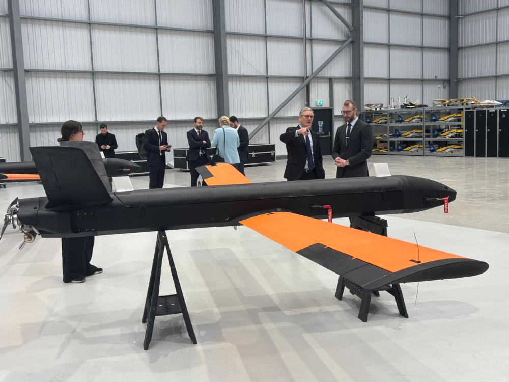 Prime Minister visits Swindon to praise Swindon Drone Hub