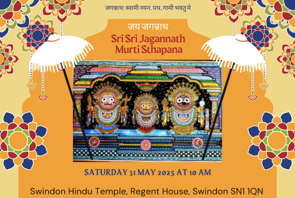 Historic ceremony at Swindon Hindu Temple