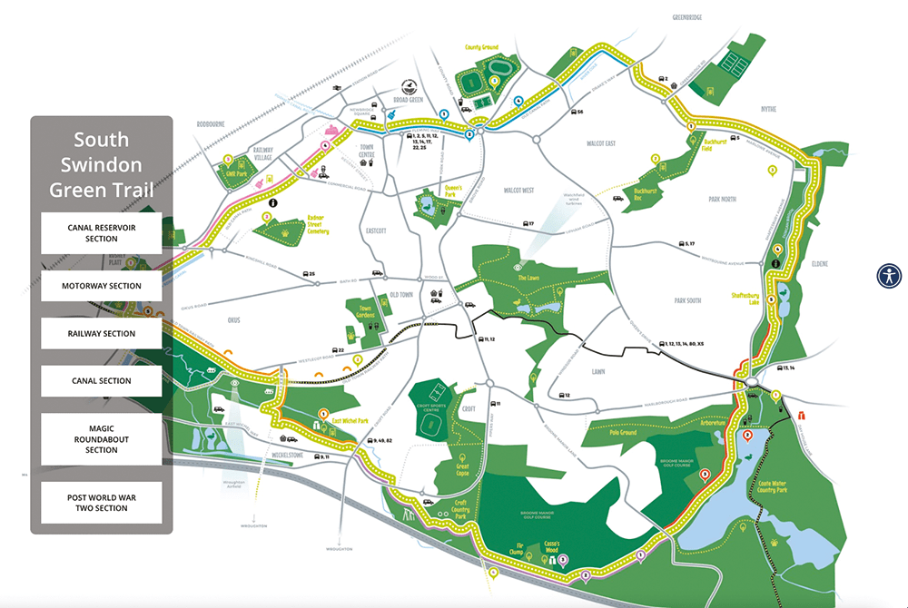 New South Swindon Green Trail is a beautiful way to find fitness