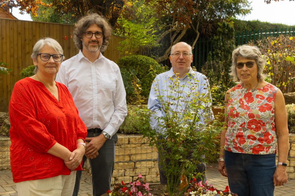 From left: Cllr Janine Howarth, Cllr Pat Herring, Cllr John Firmin and Cllr Linda Kasmaty