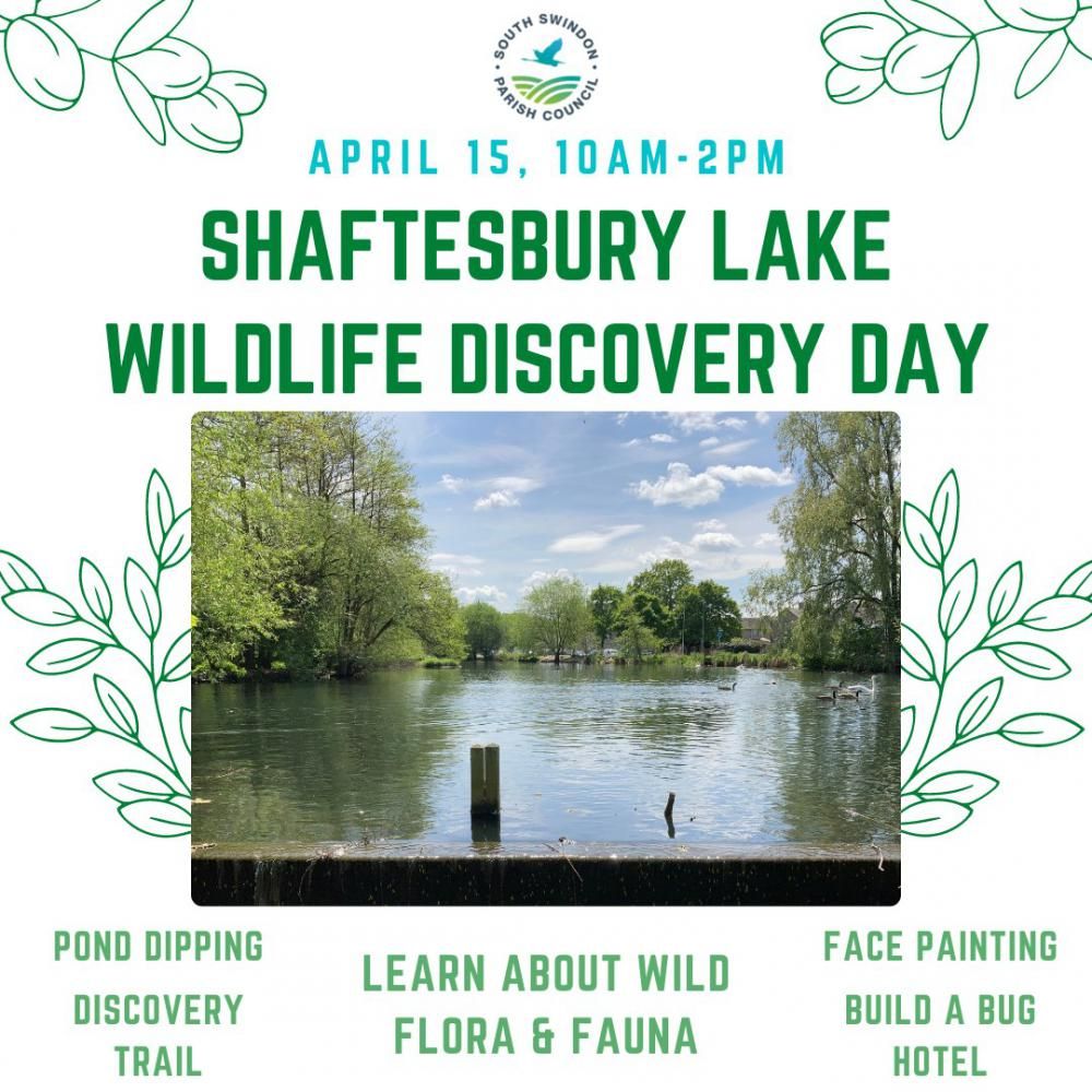 South Swindon Parish Council to host wildlife discovery day at Shaftesbury Lake