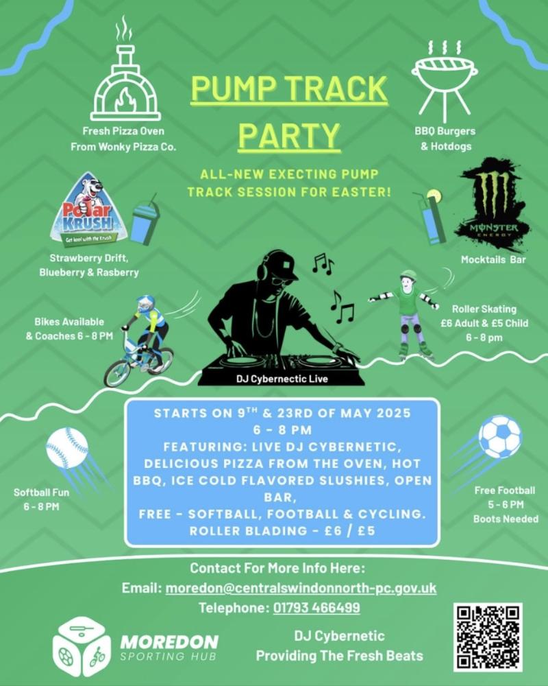 People invited to party at the pump track