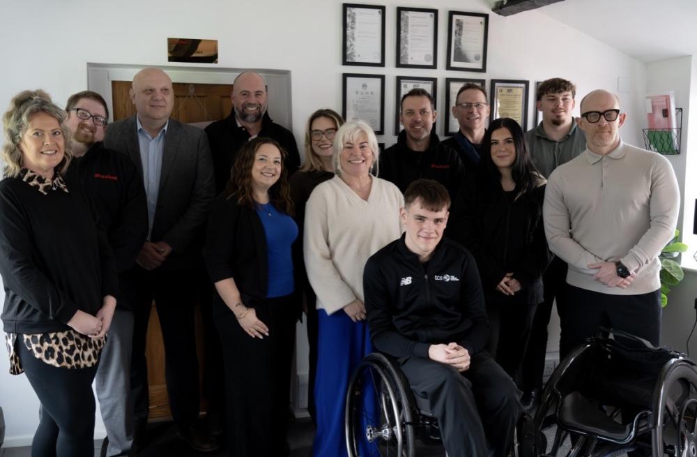 Toby Richardson with the Urathon team
