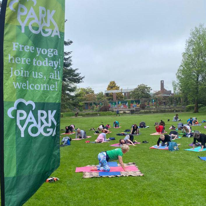 First 'Park Yoga' session held at Queen's Park