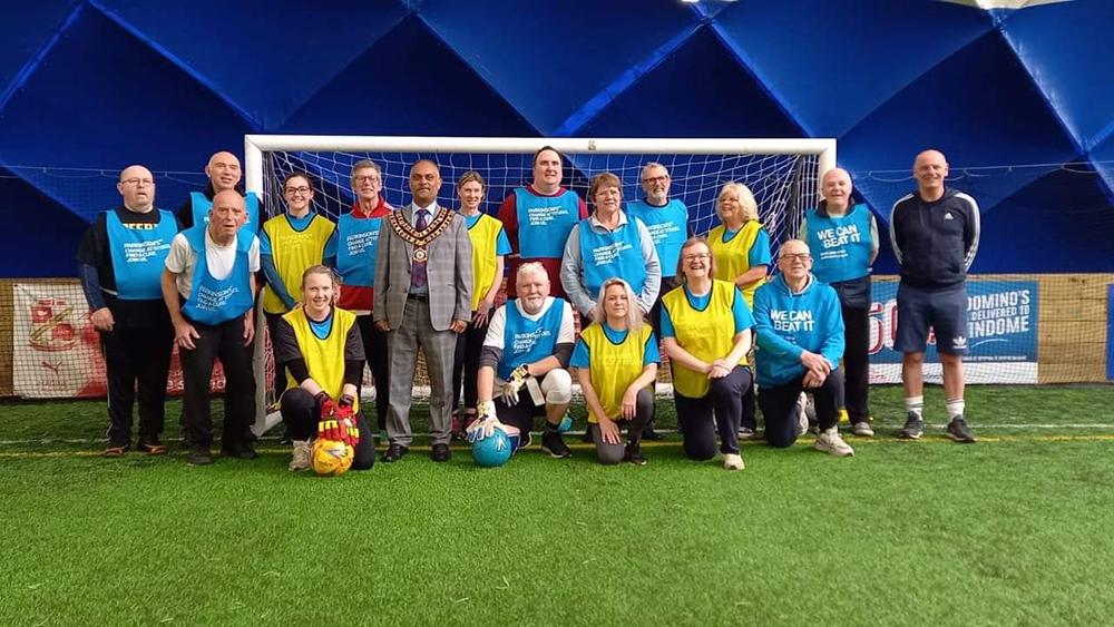 Win for Swindon walking football team in Parkinson’s-friendly tournament