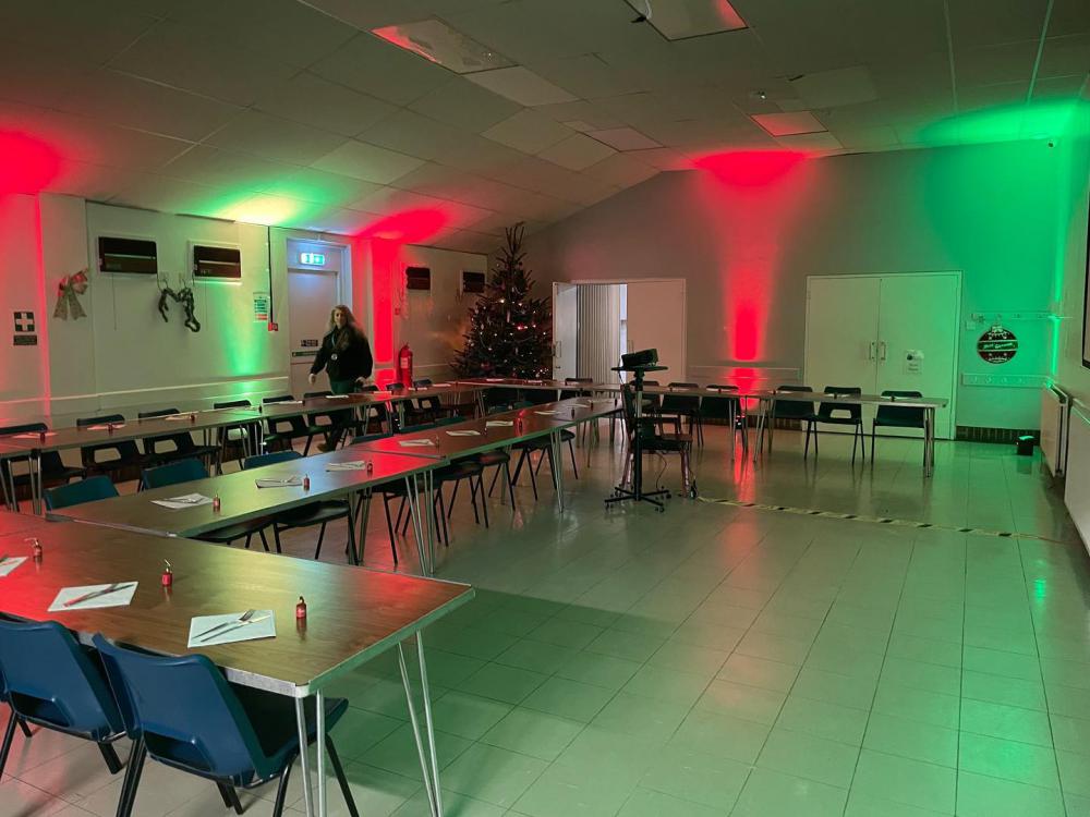 Stratton Parish Council Youth Club enjoy Christmas dinner event