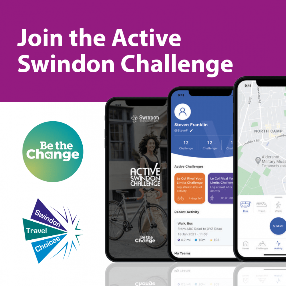 People can get fit for free with the Active Swindon Challenge 