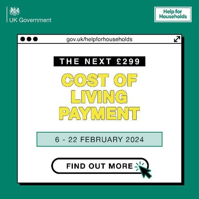 New Cost of Living Payment announced