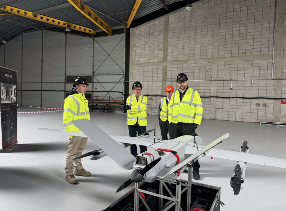 Cllr Gary Sumner, Leader of Swindon Borough Council, second left, was shown around TEKEVER's Spectrum Building earlier this summer