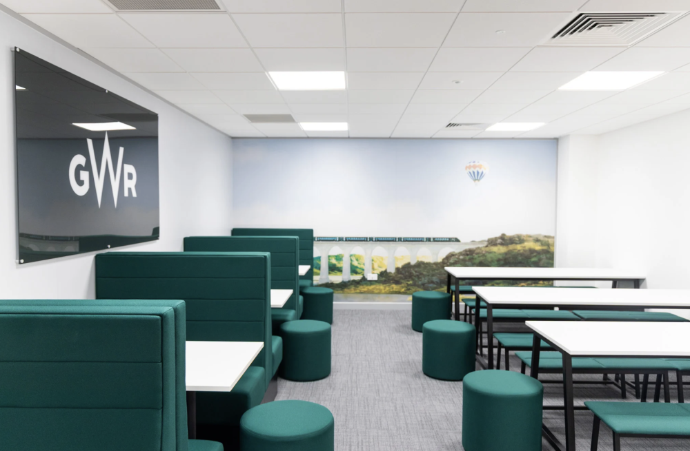 GWR office project by Kerr Office Group at Milford House in Swindon