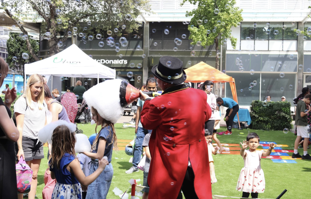 The Bubble Master, pictured at last year's event, is returning by popular demand