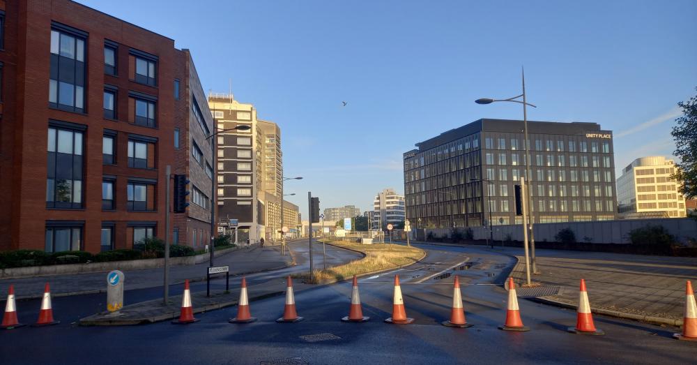 Fleming Way officially closed to all traffic