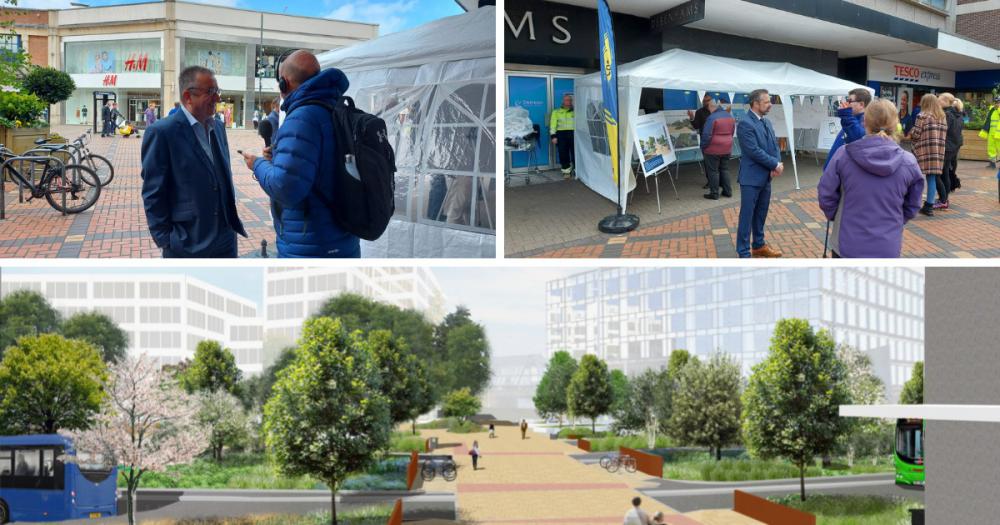 Images taken from the Fleming Way pop-in sessions (supplied by Swindon Borough Council)
