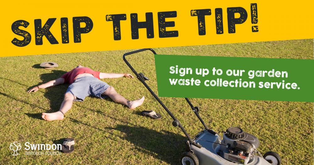 Council encourages Swindon residents to 'Skip the Tip' with garden waste collection service
