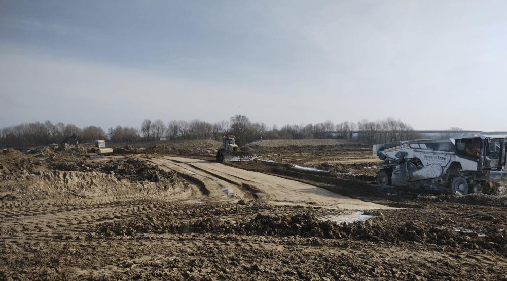 Some 98 percent of construction waste has been recycled with 5,000 tonnes of steel re-used in the secondary steel market