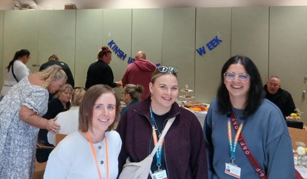 (from left to right) Councillor Tomlinson, Lucia  Arhurs, Participation Coordinator and Parvaneh (Pari) Shahrokni, Challenge and Participation Officer