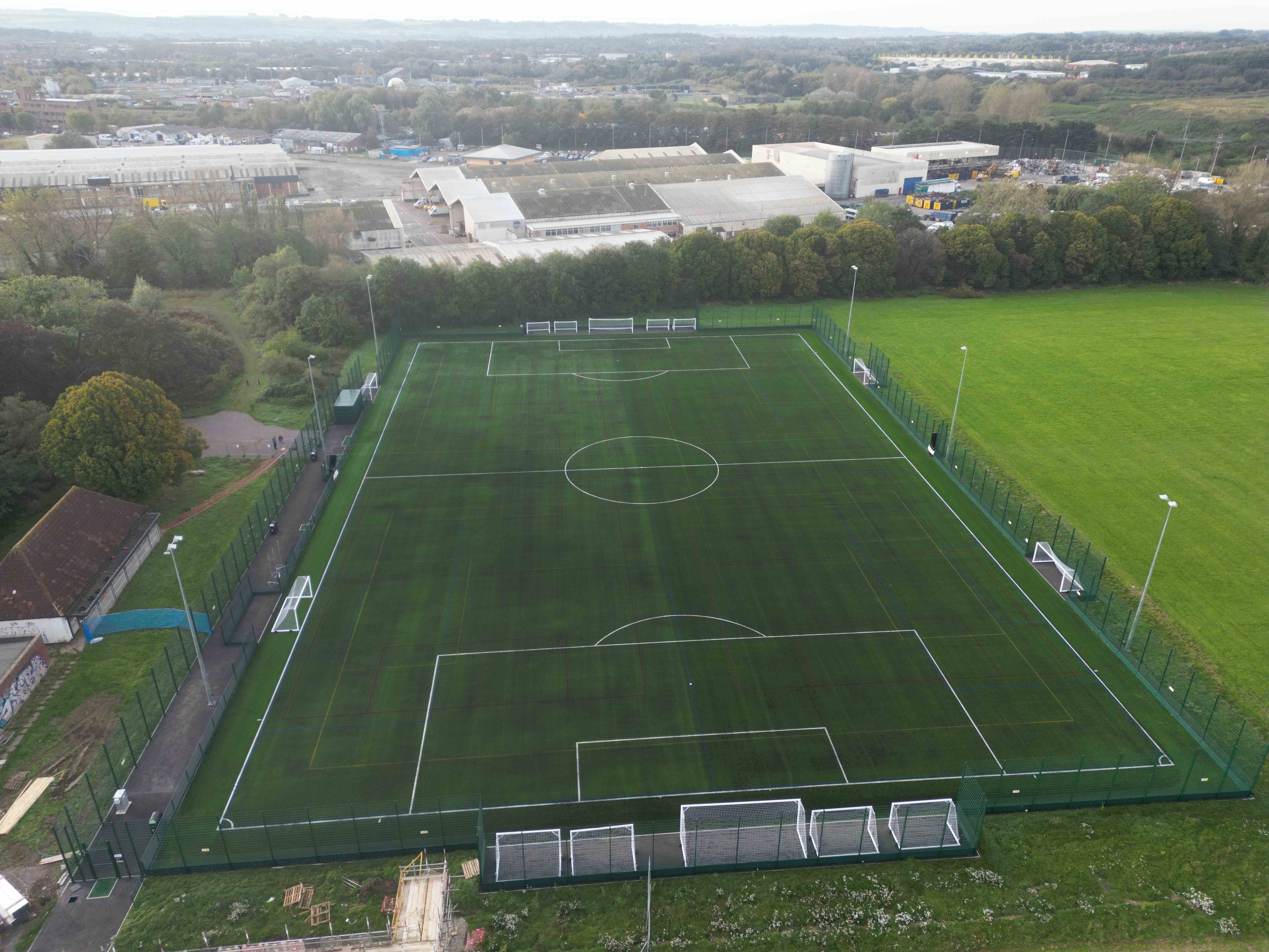 New football pitch the first facility to open ahead of Moredon Sporting Hub completion