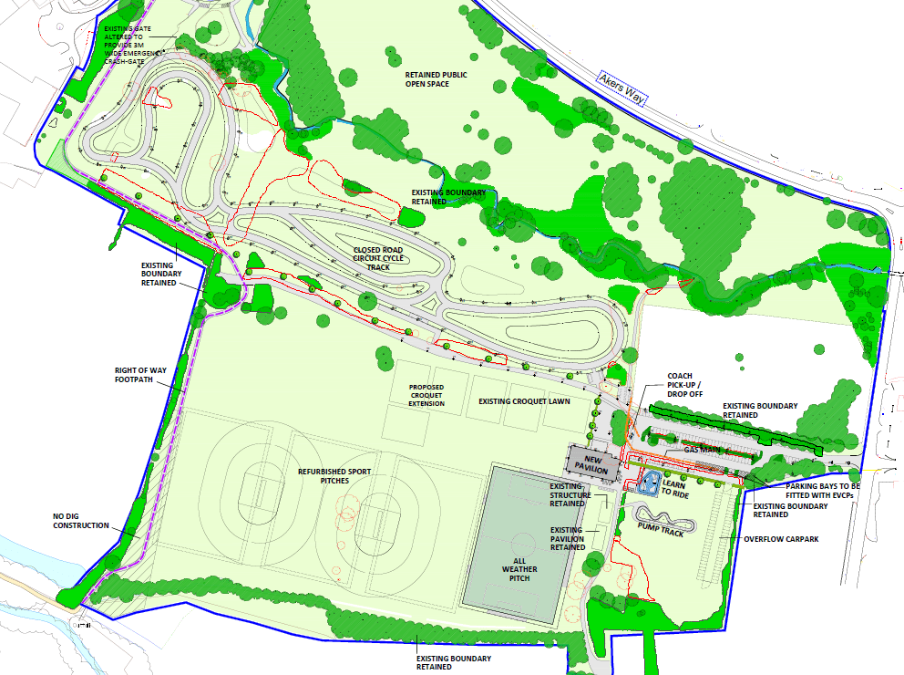 The latest plans for the site