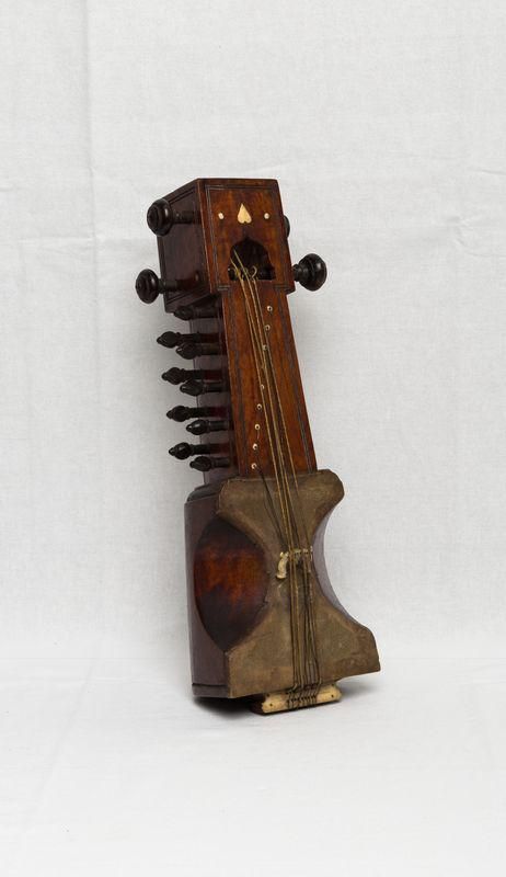 A sarangi from India, late 19th – early 20th Century, from the collection of musical instruments at Swindon Museum and Art Gallery
