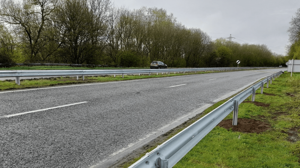 Great Western Way crash barriers now installed