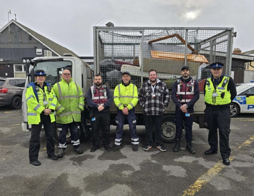 Anti-Social Behaviour officers and the Environmental Team, with Wiltshire Police, tackled fly-tipping and graffiti across Broadgreen and Pinehurst during ASB Awareness Week 2024